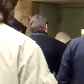 WATCH: Protesters chase former NC Gov. Pat McCrory into an alley, shouting “Shame on you, antigay bigot!”