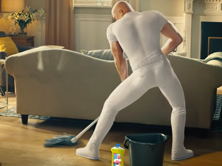 Mr. Clean is one hot daddy in this surprisingly sensual Super Bowl commercial