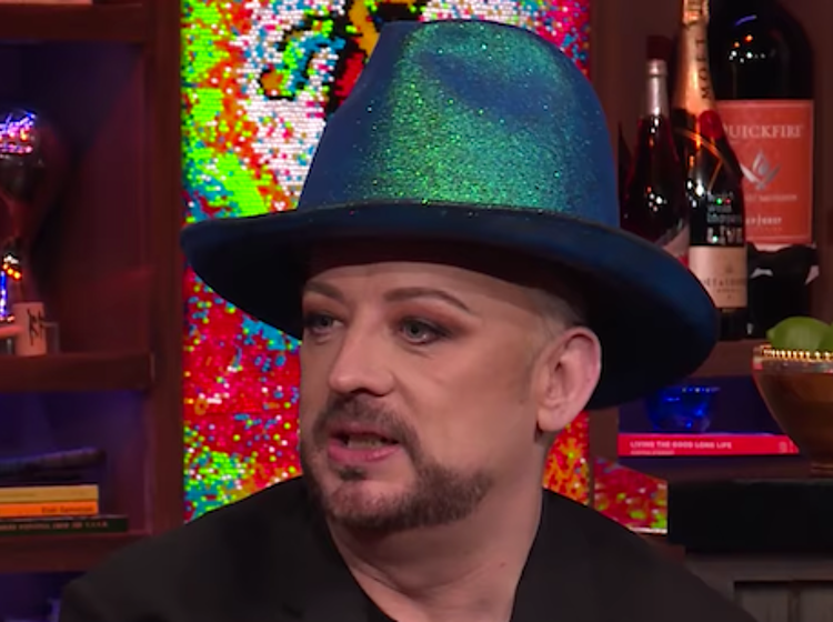 Boy George opens up about that rumored feud with George Michael