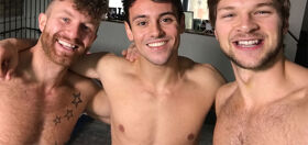 Two gym rats achieve the impossible by upstaging workout partner Tom Daley