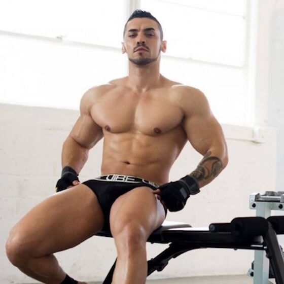 Bodybuilder/underwear model Arad Winwin opens up about fleeing Iran and his time in Turkish jail