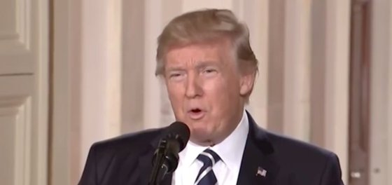 Trump just came down hard on the side of “religious liberty,” AKA homophobia