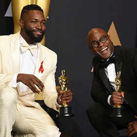 In shocking Oscars twist, ‘Moonlight’ triumphs in evening dominated by anti-Trump rebukes