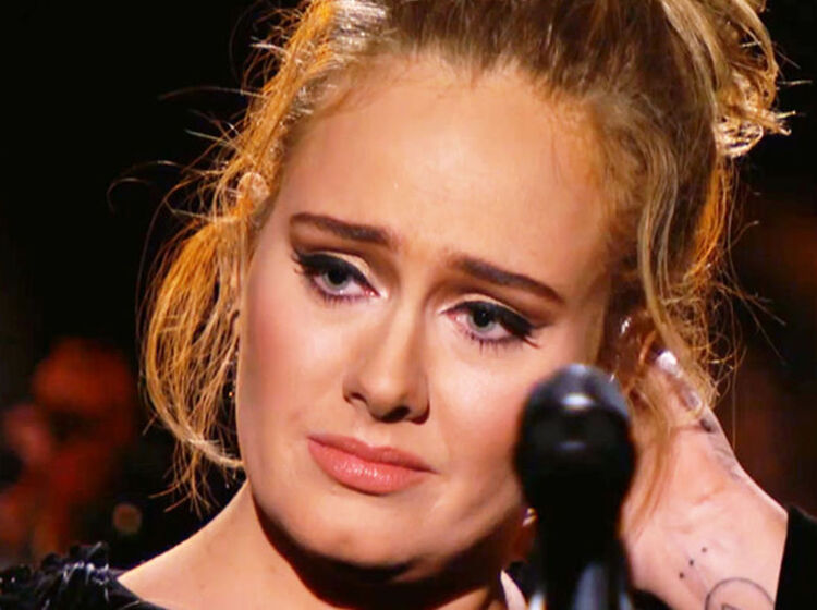 Adele stops mid-song, demands do-over on live TV during George Michael tribute at last night’s Grammys