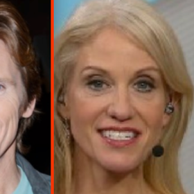 Did you notice Denis Leary and Kellyanne Conway look exactly alike? Denis Leary did.