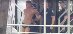 WATCH: Speedo-clad young man is possibly the craziest vacationer of all time