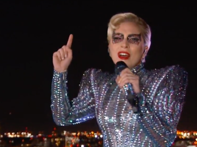 Did you notice the hidden message in Gaga’s SuperBowl halftime show?
