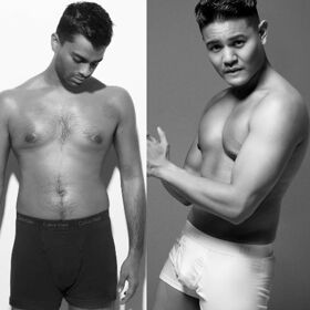 Hot Asian dudes strip down to recreate iconic underwear campaigns
