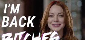 Lindsey Lohan promises “I’m back!” But is she? Is she really?