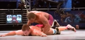 Is this the most homoerotic wrestling video of all time?