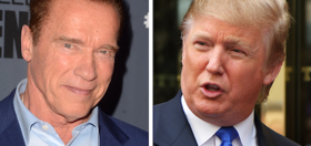 Arnold Schwarzenegger: Donald Trump is “in love with me”