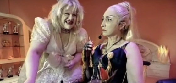 ‘Baby Jane’ parody with Courtney Love, Madonna impersonators is uncanny and amazing