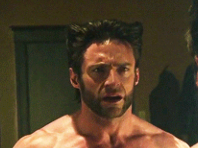 Hugh Jackman received an absurdly naughty wrap gift from the “Wolverine” crew