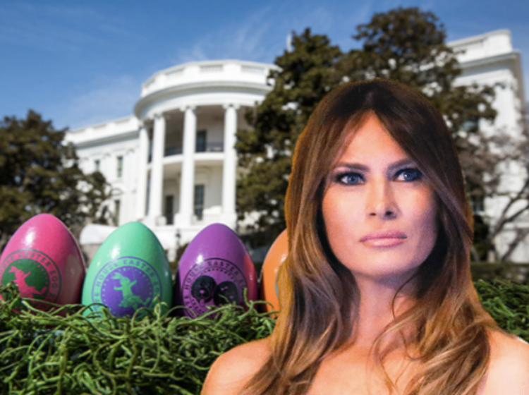 Easter at the White House has been ruined thanks to Melania Trump. Sad!