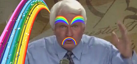 Bryan Fischer just accused the LGBTQ community of stealing “the rainbow from God”