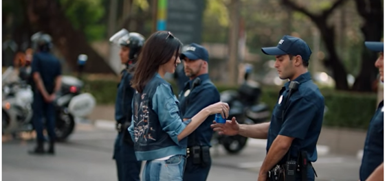 Twitter is outraged over new Pepsi ad featuring Kendall Jenner at a protest