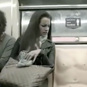 This scandalous subway seat has everyone talking