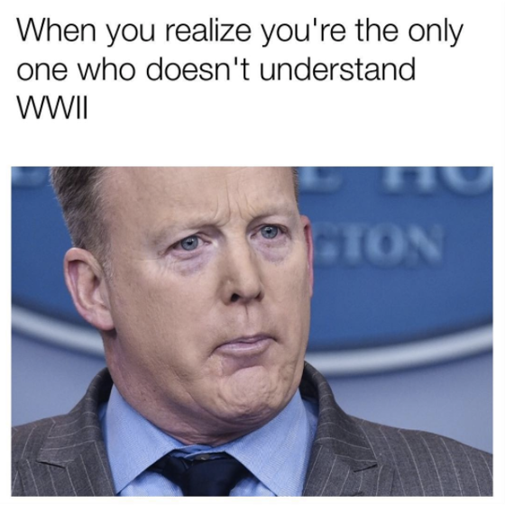 Sean Spicer’s Holocaust gaffe has now been immortalized with memes
