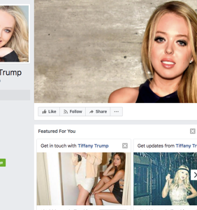 Tiffany Trump and her supporters are being epically trolled on Facebook and they don’t even know it