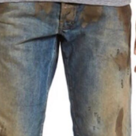 Nordstrom is selling pairs of pre-dirtied jeans for $425, and Twitter wants answers