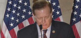 Sobbing congressman begs God to forgive America for legalizing gay marriage. Whatever, dude.