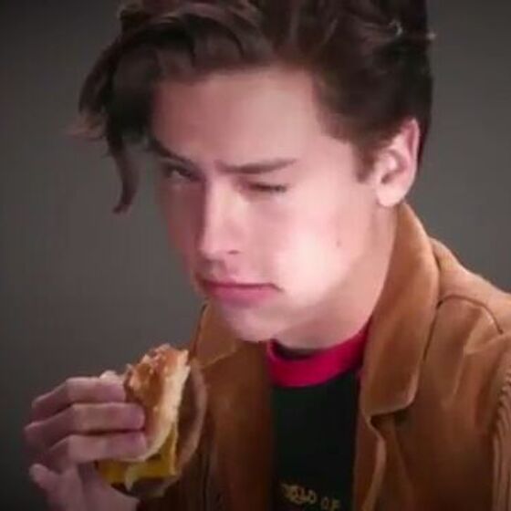 Cole Sprouse eats his meat sensually: “Don’t you kink shame me.”