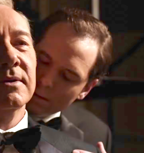 Who’s this man nuzzling Kevin Spacey’s neck?