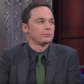 Jim Parsons to Stephen Colbert: “Are you feeling homophobic?”
