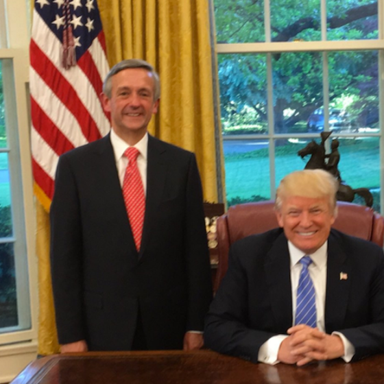 Trump proudly poses with pastor who thinks all gay people molest children