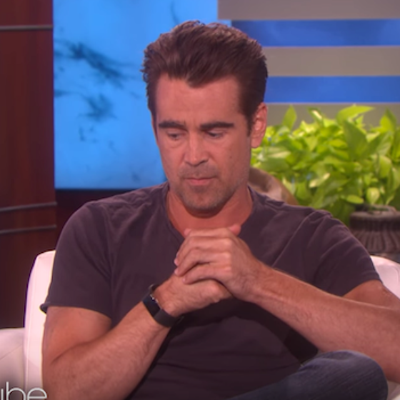 WATCH: Colin Farrell’s manscaping confession makes Ellen blush