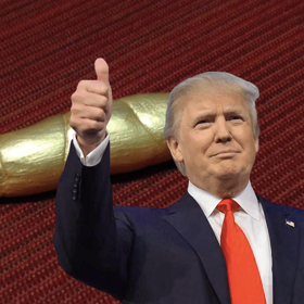 Someone is actually selling solid gold Trump turds on Etsy