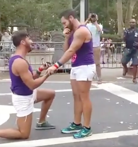 This sweet proposal will jolt you into the Pride spirit