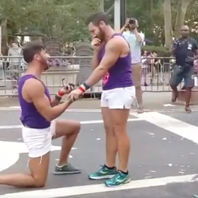 This sweet proposal will jolt you into the Pride spirit
