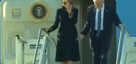 Melania makes it abundantly clear she doesn’t want to hold Trump’s hand — AGAIN?!