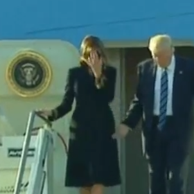 Melania makes it abundantly clear she doesn’t want to hold Trump’s hand — AGAIN?!