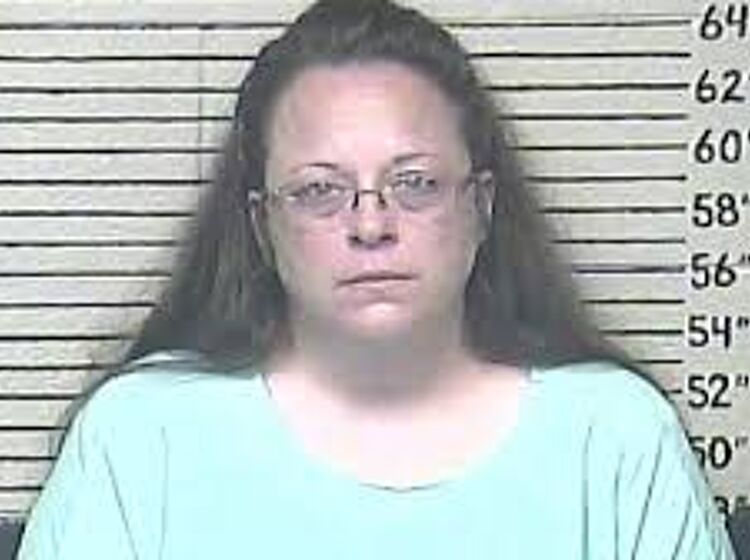 Gay couples given green light to sue 2015's very own Kim Davis
