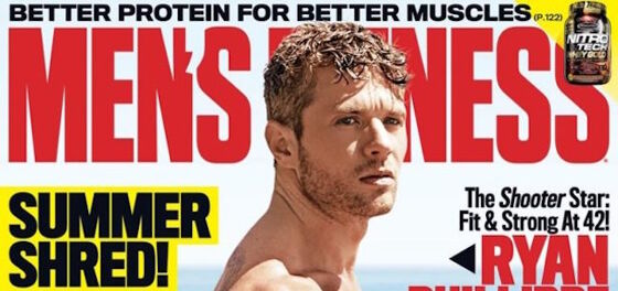 Ultra-jacked Ryan Phillippe; Brad Pitt gets heavy; Jussie Smollett wants to be naked all the time