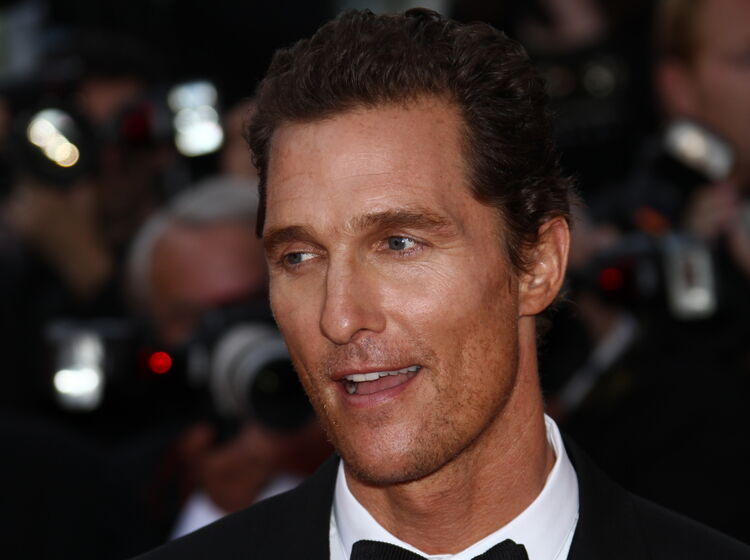 Conservative site reports Matthew McConaughey just “came out of the closet”