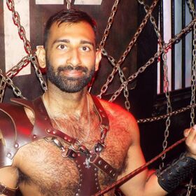 What’s Mr. Long Beach Leather’s ideal Pride outfit? A jockstrap and harness, of course!