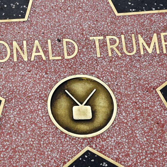 Guess what Donald Trump’s ‘Walk of Fame’ star looked like after LA Pride