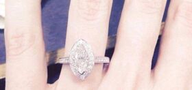 Jilted bride auctions off 18-carat engagement ring on eBay after husband-to-be ‘turns gay’