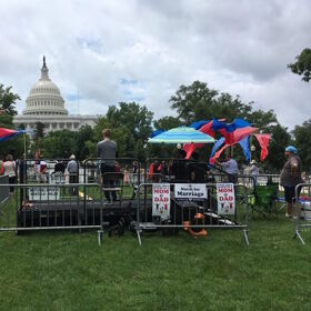 The fervidly antigay “March For Marriage” took place on June 17. Guess how many people turned up.