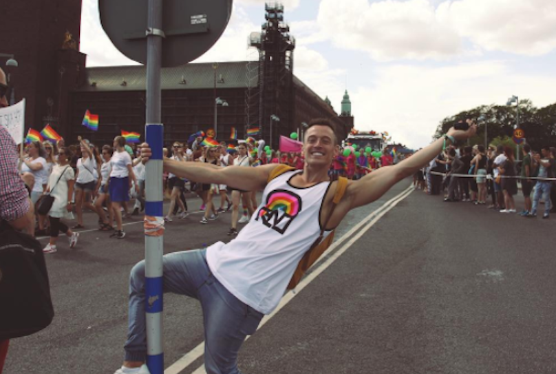 What made Davey Wavey giggle and blush his way through SF Pride?
