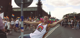 What made Davey Wavey giggle and blush his way through SF Pride?