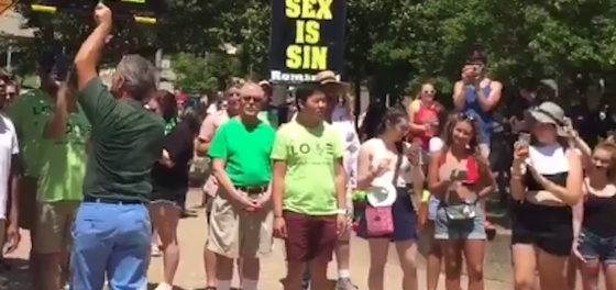 D.C. Gay Men’s Chorus found the perfect way to deal with antigay street preachers