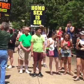 D.C. Gay Men’s Chorus found the perfect way to deal with antigay street preachers