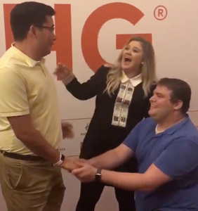 Kelly Clarkson helped this gay couple get engaged before reading them for filth