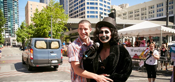 So the Babadook got engaged at Seattle Pride and there’s video proof