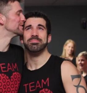 This cycling studio flash mob wedding proposal will melt your heart again and again