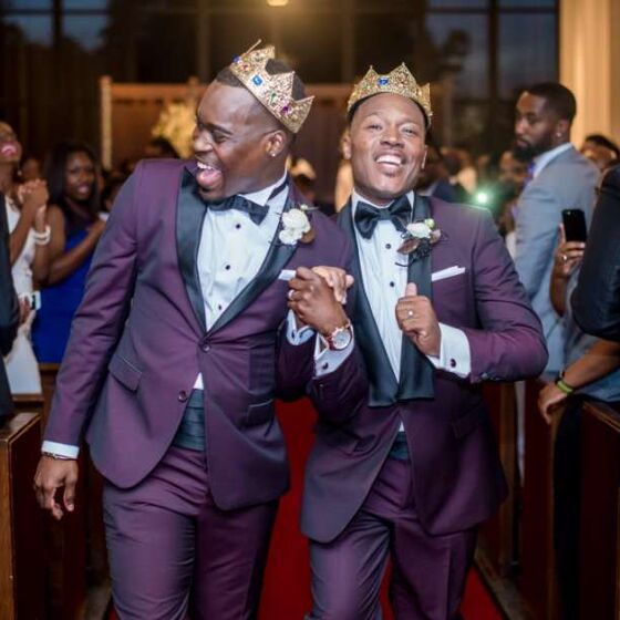 These two guys found love in their college fraternity, and now they’ve said “I do”